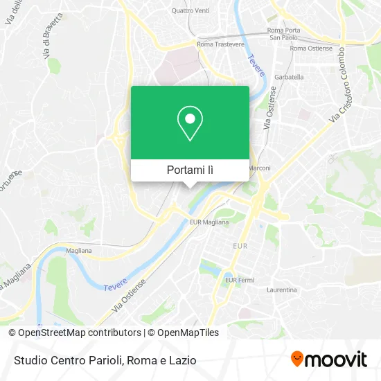 Mappa Studio Centro Parioli
