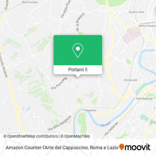 Mappa Amazon Counter-l'Arte del Cappuccino