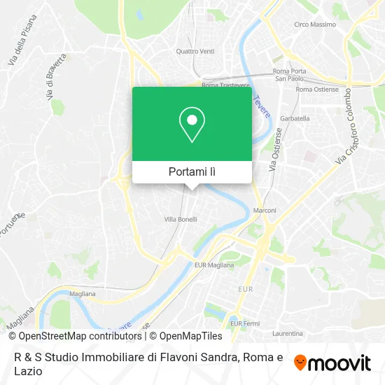Mappa R & S Studio Immobiliare di Flavoni Sandra