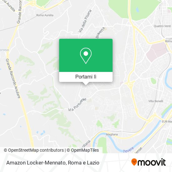 Mappa Amazon Locker-Mennato