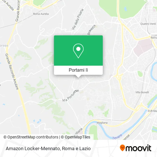 Mappa Amazon Locker-Mennato