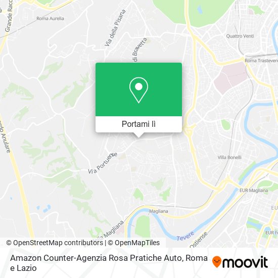 Mappa Amazon Counter-Agenzia Rosa Pratiche Auto