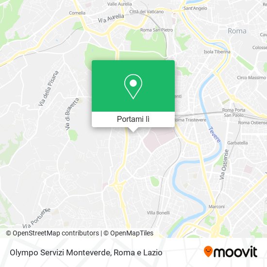 Mappa Olympo Servizi Monteverde