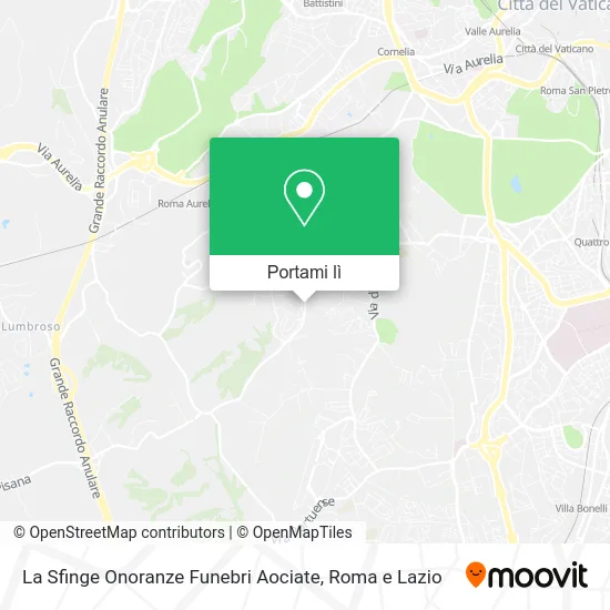 Mappa La Sfinge Onoranze Funebri Aociate