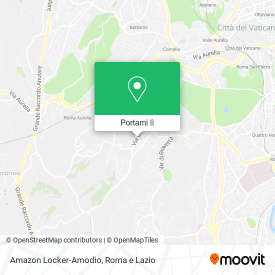 Mappa Amazon Locker-Amodio