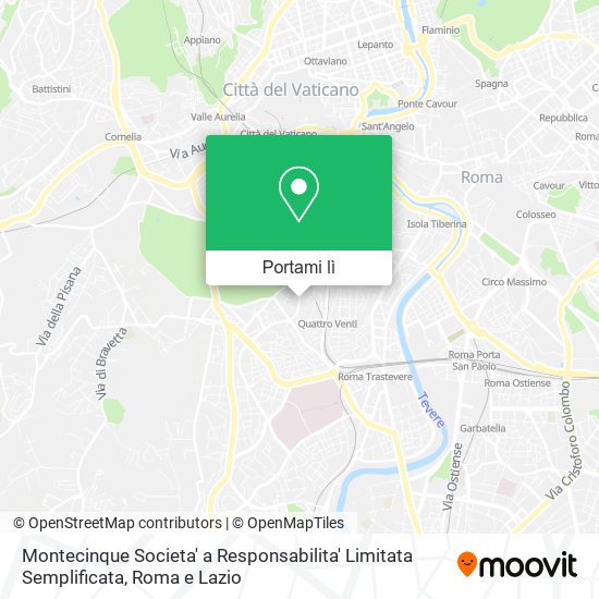 Mappa Montecinque Societa' a Responsabilita' Limitata Semplificata