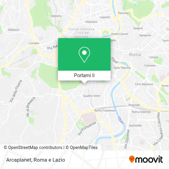 Mappa Arcaplanet