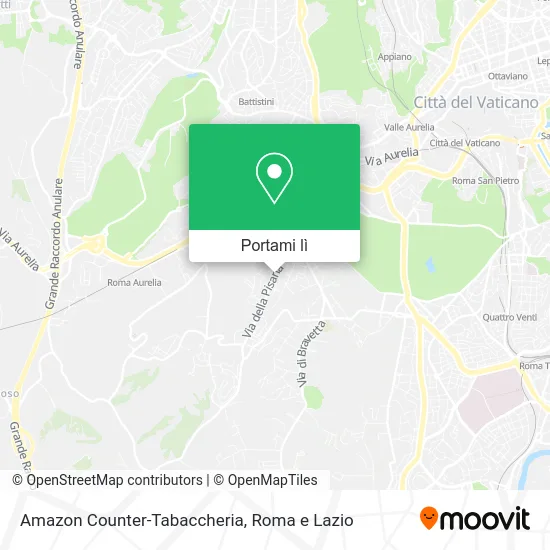 Mappa Amazon Counter-Tabaccheria