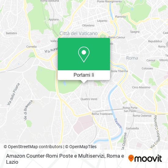 Mappa Amazon Counter-Romi Poste e Multiservizi