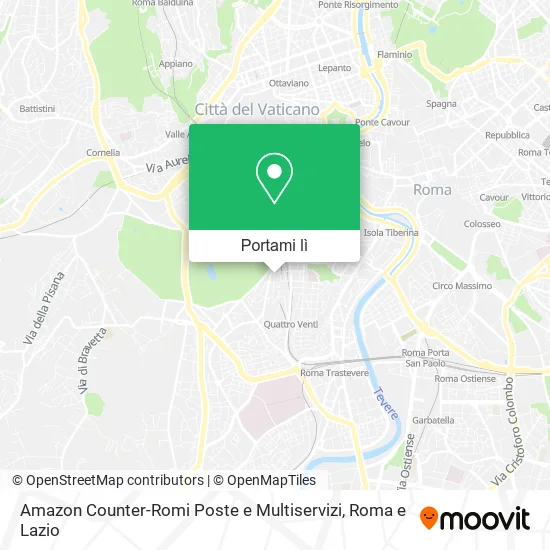 Mappa Amazon Counter-Romi Poste e Multiservizi