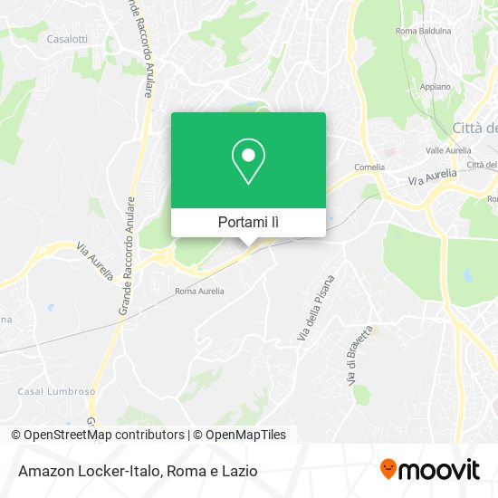 Mappa Amazon Locker-Italo