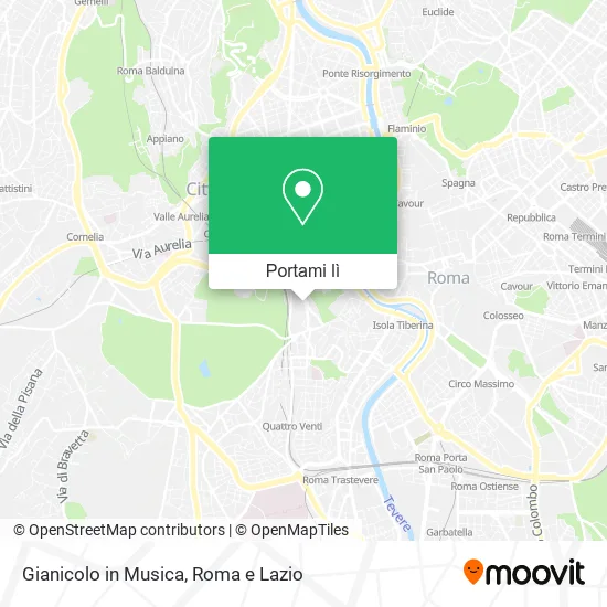 Mappa Gianicolo in Musica