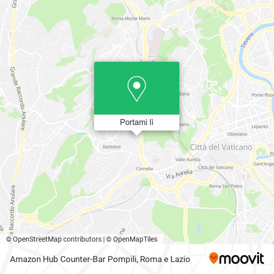 Mappa Amazon Hub Counter-Bar Pompili