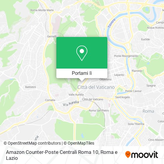 Mappa Amazon Counter-Poste Centrali Roma 10