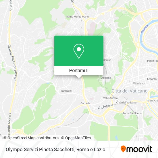 Mappa Olympo Servizi Pineta Sacchetti