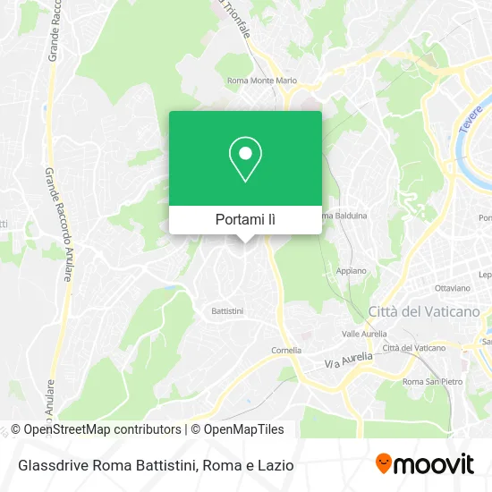 Mappa Glassdrive Roma Battistini
