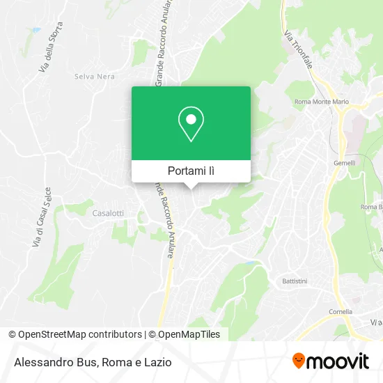 Mappa Alessandro Bus