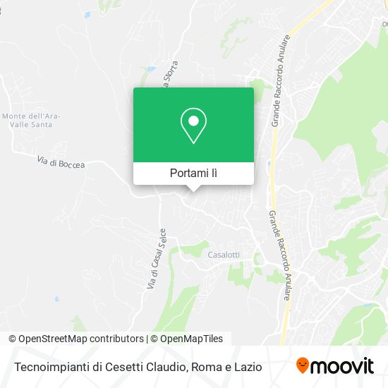 Mappa Tecnoimpianti di Cesetti Claudio