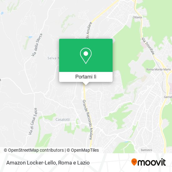 Mappa Amazon Locker-Lello