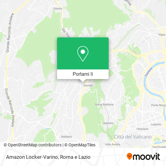 Mappa Amazon Locker-Varino