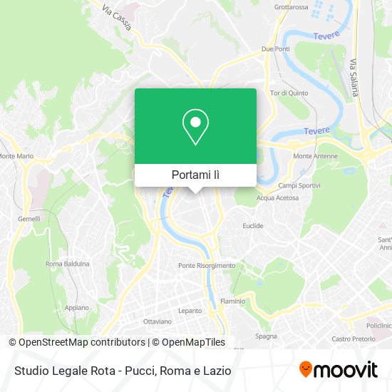 Mappa Studio Legale Rota - Pucci