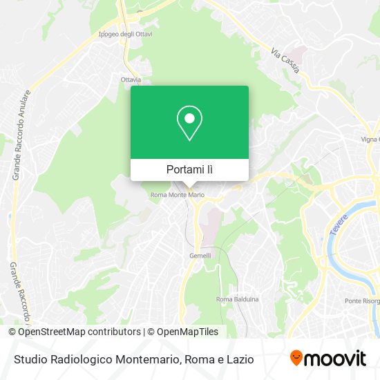 Mappa Studio Radiologico Montemario