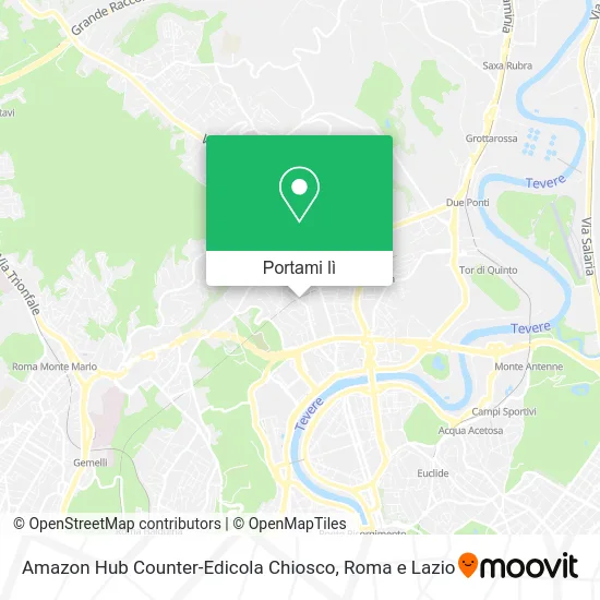 Mappa Amazon Hub Counter-Edicola Chiosco