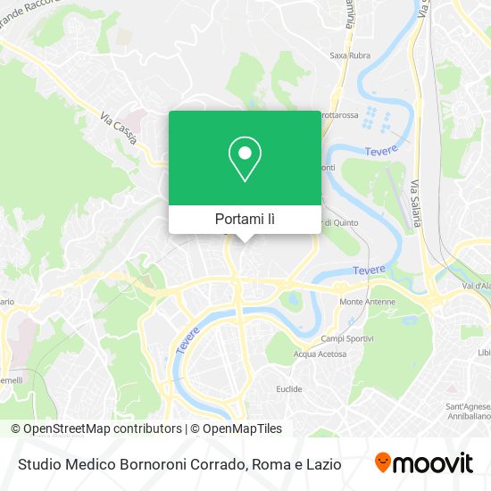 Mappa Studio Medico Bornoroni Corrado