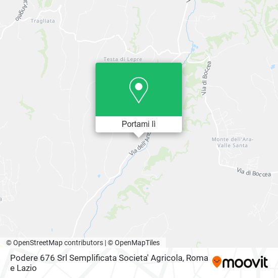 Mappa Podere 676 Srl Semplificata Societa' Agricola