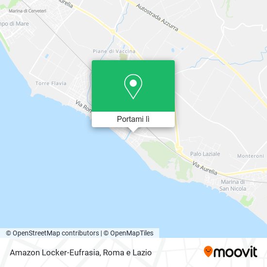 Mappa Amazon Locker-Eufrasia