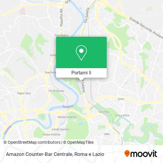 Mappa Amazon Counter-Bar Centrale