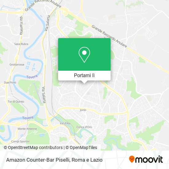 Mappa Amazon Counter-Bar Piselli