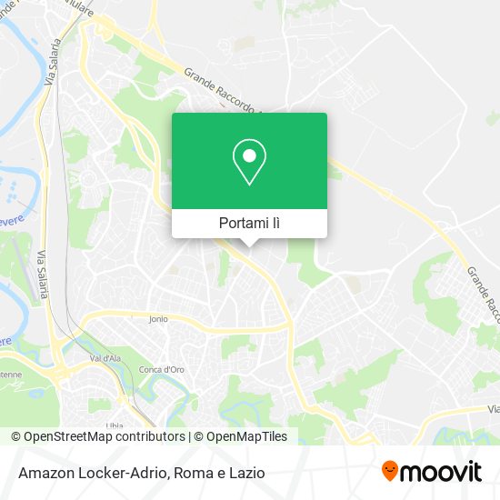 Mappa Amazon Locker-Adrio