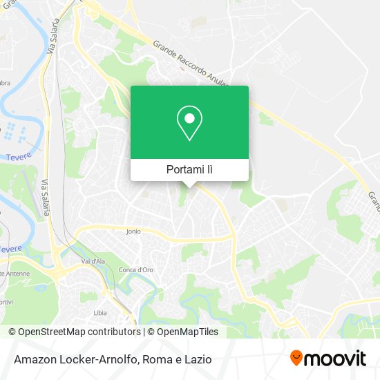Mappa Amazon Locker-Arnolfo