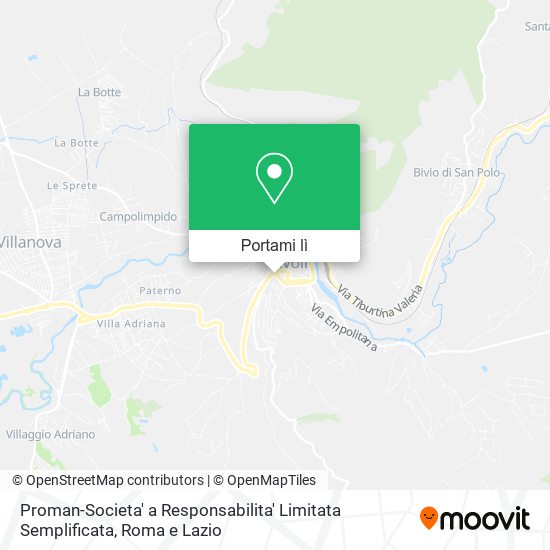 Mappa Proman-Societa' a Responsabilita' Limitata Semplificata