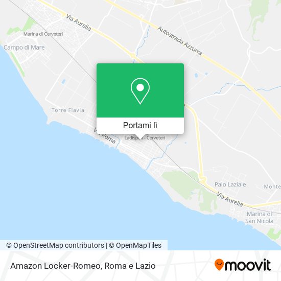 Mappa Amazon Locker-Romeo