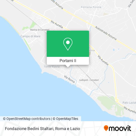 Mappa Fondazione Bedini Staltari