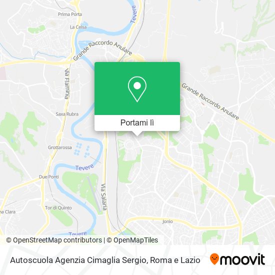 Mappa Autoscuola Agenzia Cimaglia Sergio