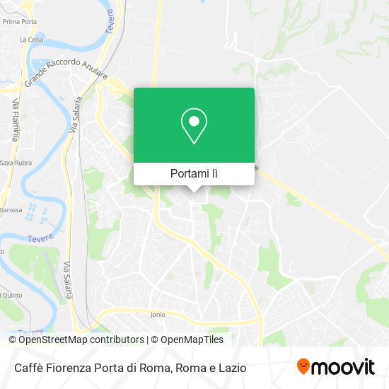 Mappa Caffè Fiorenza Porta di Roma