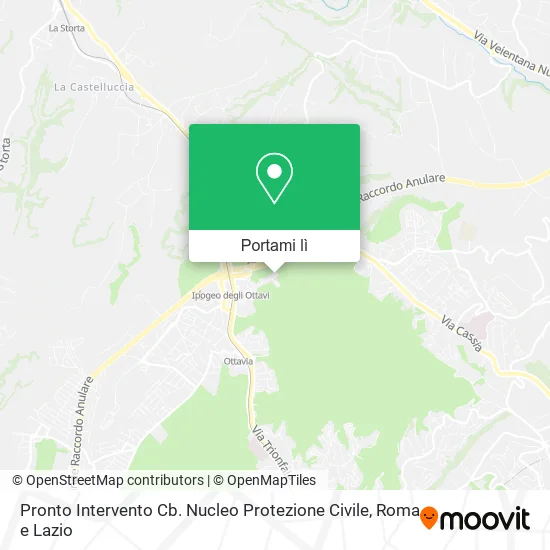 Mappa Pronto Intervento Cb. Nucleo Protezione Civile