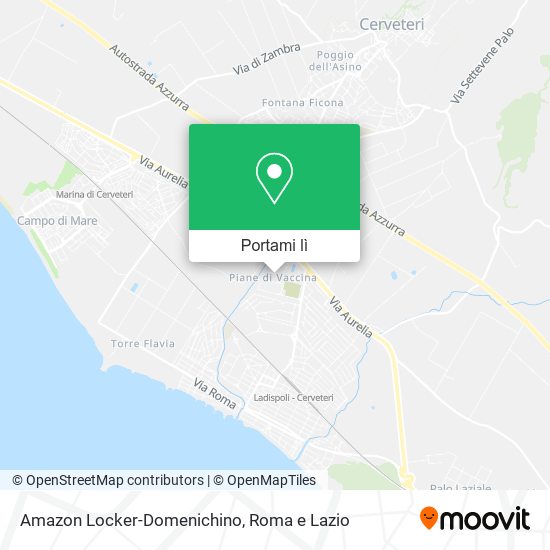 Mappa Amazon Locker-Domenichino