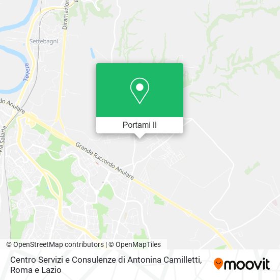 Mappa Centro Servizi e Consulenze di Antonina Camilletti