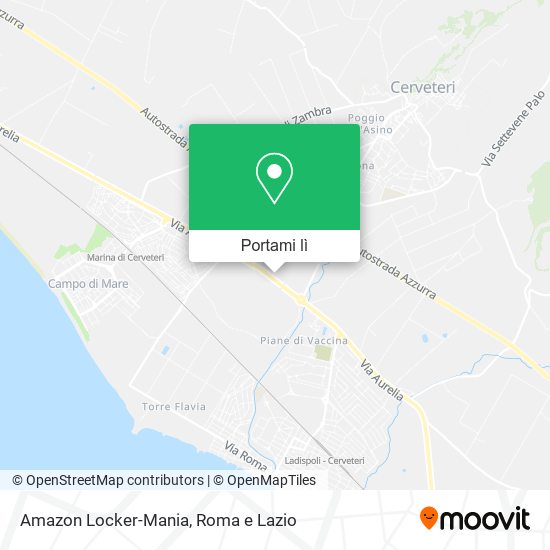Mappa Amazon Locker-Mania