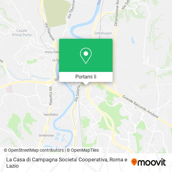 Mappa La Casa di Campagna Societa' Cooperativa