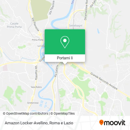 Mappa Amazon Locker-Avellino