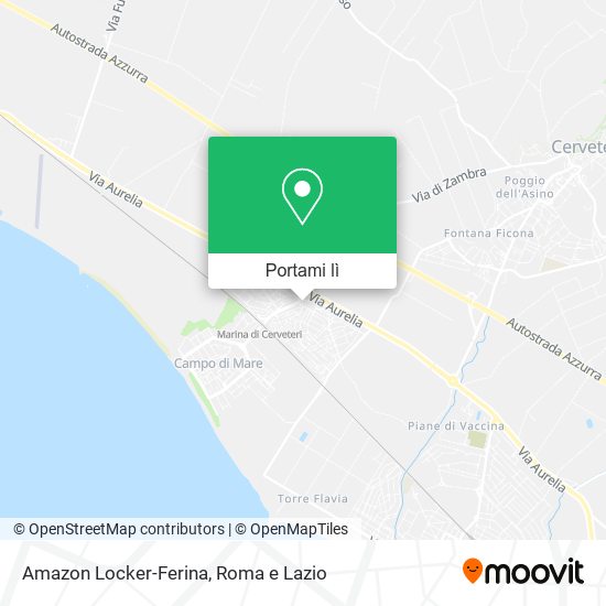Mappa Amazon Locker-Ferina