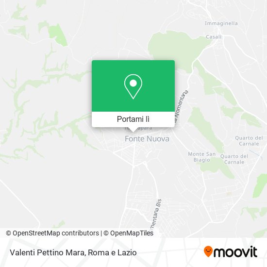 Mappa Valenti Pettino Mara