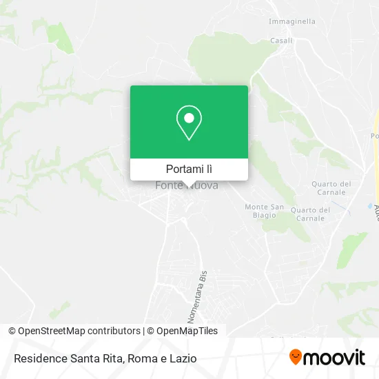 Mappa Residence Santa Rita