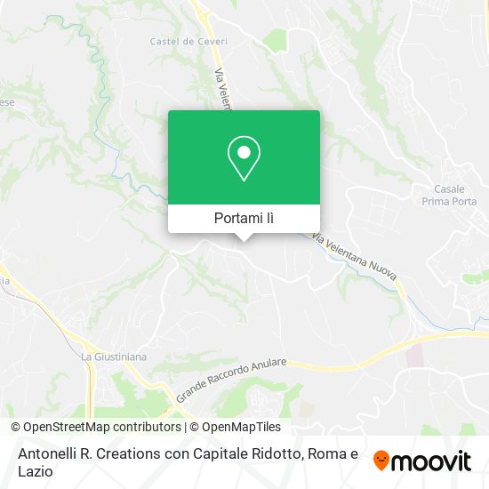 Mappa Antonelli R. Creations con Capitale Ridotto