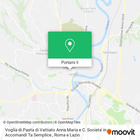 Mappa Voglia di Pasta di Vattiato Anna Maria e C. Societa' in Accomandi Ta Semplice.